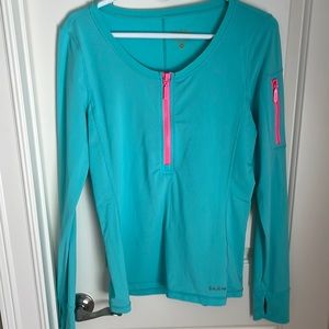Lilly Pulitzer swim shirt, bright fun color!